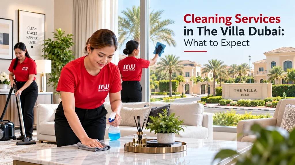 cleaning services in the villa dubai